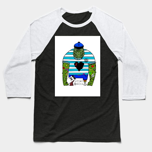 Planet Selfie Baseball T-Shirt by TRP613